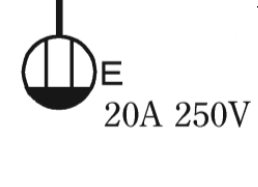 埋込コンセント(20A250V接地極付)